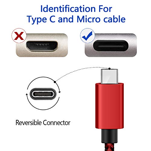 USB C Kablovsku 10ft, Dugo Tip C Brzo Naplaćivati dine Kejbl,Trajnih Najlona Pletenom za Samsung S20 S10