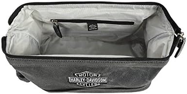 Harley Davidson Kože Toiletry Kit, Grey, Jedna Veličina