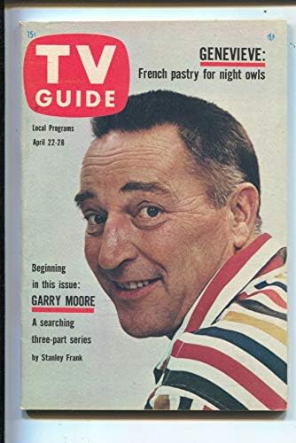 TV Vodič 4/22/1961-Garry Moore pokriti & priču dio 1 3-Illinois-Nema etikete vijesti stajati kopiju-VF