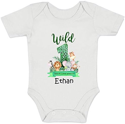 endanzoo Bebe koje se razvlači/Lični Ime/Prvi Rođendan Odjeću Dječak ili Djevojčica/Karantenu Rođendan 1/Bebu