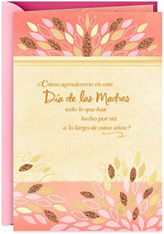 Hallmark VIDA španski Majke Dan Karta za Mama (Kako vam Mogu Zahvaliti?)