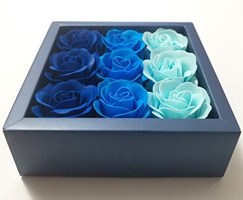 Kutiju Plavi Flora Mirišljavih Ruža Cvijet Kupanje Sapun, Biljku Esencijalnih Ulja Rose Sapun u Poklon Kutiju,