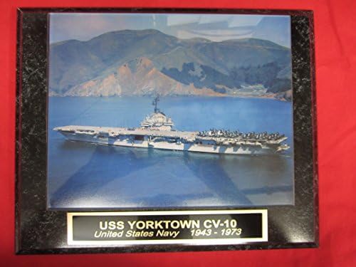 Mornarica USS Yorktown CV-10 Kolekcionar Ploču m/8x10 Sliku!