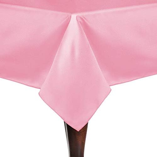 Krajnji Tekstila -10 Pack - Svadbeni Saten 60 x 90-Cm Pravokutni Stolnjak, Pepermint Pink