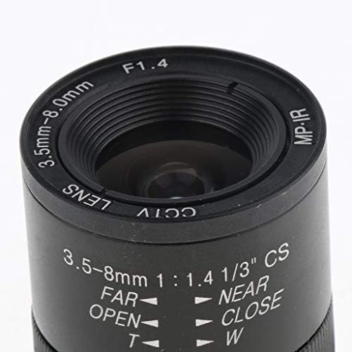 Shiwaki Objektiv 3.5-8mm 3MP Priručnik Varifocal CCTV Leće Format 1/3 cm