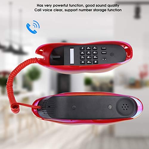Jopwkuin Fiksni Telefon, Stila Usne u Obliku Telefone za Kući Usne Telefon sa Broj Skladišta Funkcije Evropskom