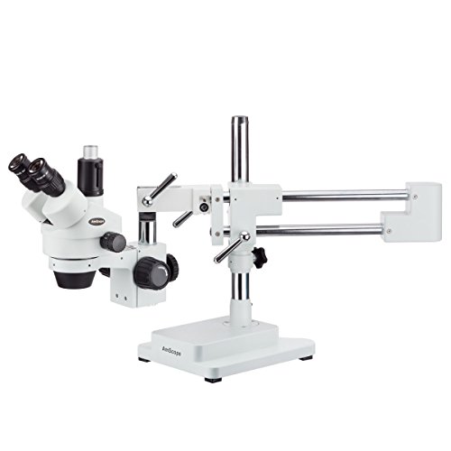 AmScope 7X-90X Simul-Glavna Bum Stereo Mikroskopom sa Fluorescentna Svetla i 18MP USB3 Kameru