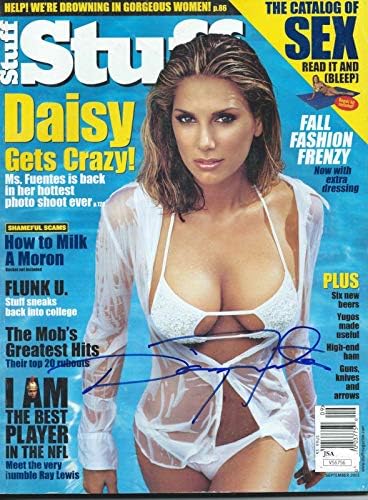 Daisy Fuentes Potpisao Stvari Časopis septembra 2002 Pitanje m/društvo pravednika COA