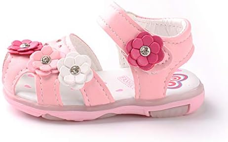 POLG Bebu Dijete Devojke Momci Svetlo Se Sandale Cvijeće Opušteno Cipele za 1-6 Godina Djeca Svetao Trči
