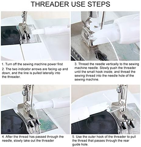 DIY Brod Pribor Iglu Threader Automatsko Starije Threader Set Ruku Iglom za pletenje Alat za Razne Igle
