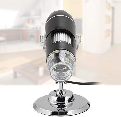 USB Mikroskop, 1600X Digitalni Mikroskop USB Video Kameru 2MP 1600x1200 sa 8 DOVEO Bijelo Svjetlo i Metala,