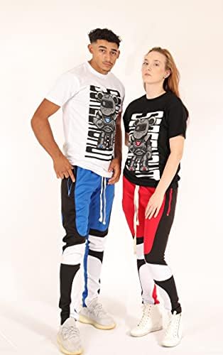 EKRANA Mens Urbanwear Premije Slim Stati Urbana Odijelo - Atletski Uličnih Trkača Dnu sa Strane Snimanja