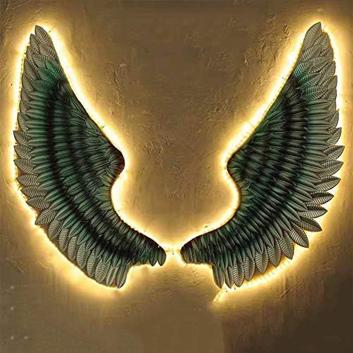 XKRSBS Velika Krila kao Anđeo Zid Montirane Visi Antikviteta Stil Zid Dekoraciju, Nazad Kuka Dizajn, Ručni
