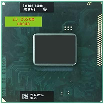 WMUIN CPU Procesor I5-2520M I5 2520M SR048 2.5 GHz Dual-Core Quad-Nit CPU Procesor 3M 35W Socket G2 / RPGA988B