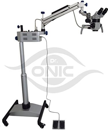 Hirurške Operativni Mikroskop 3 Korak, 45° Dvogled,Pod Tip sa DOVEO Iluminata Dr Onic