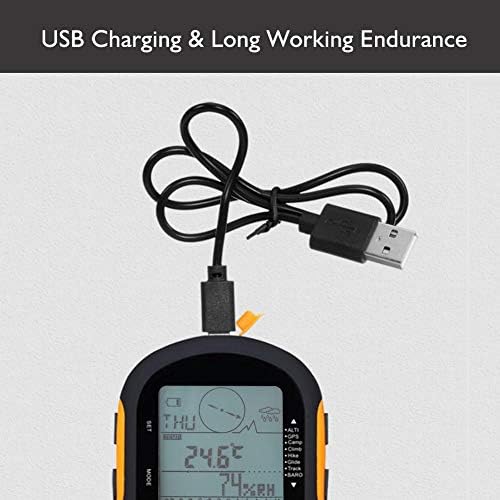 Alomejor GPS Navigaciju Prijemnik Ručnim USB Puni Digitalni Visinomjer Barometar