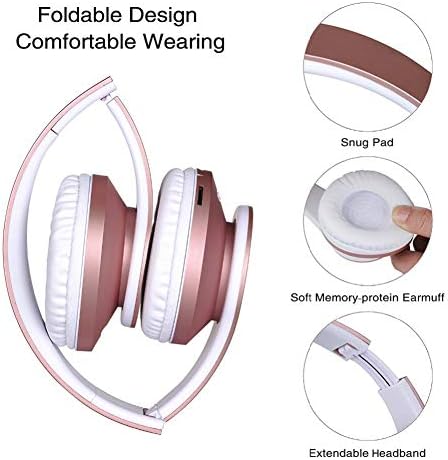 Wirlsweal Preko Uha Bezicni Svjetlo Emituje Diodu Indikator Bluetooth-Kompatibilni Mjuzikl Slušalice Fitness