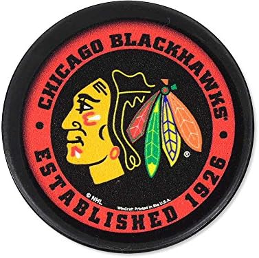 WinCraft NHL Chicago Blackhawksa Pakuje Hokej Puck