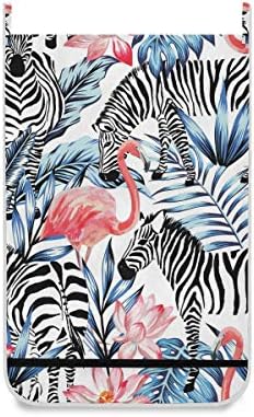 2pack Prostor Spašavanje Vrata Visi Korpu Veša Torbu,Tropsko Zebra Flamingo Ostavi Vrata Visi Korpu Veša,