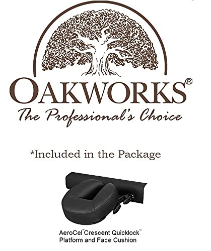 OAKWORKS JEDAN Prenosni Masažu, Paket, Profesionalne Masažu Krevet M/Quicklock Platforme, Aerocel Lice Kraja,